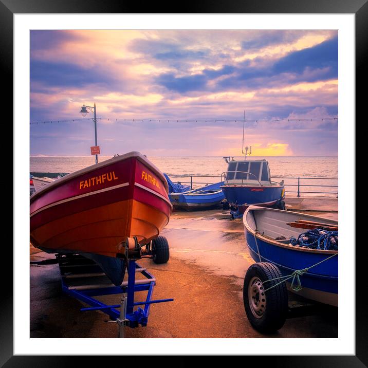 The Resilient Filey Faithful Framed Mounted Print by Tim Hill