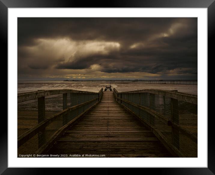 Southend Landscape Framed Mounted Print by Benjamin Brewty