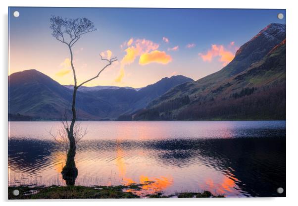 Serenity in Buttermere Acrylic by Tim Hill