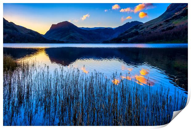 Fleetwith Pike, Buttermere, Cumbria Print by Tim Hill