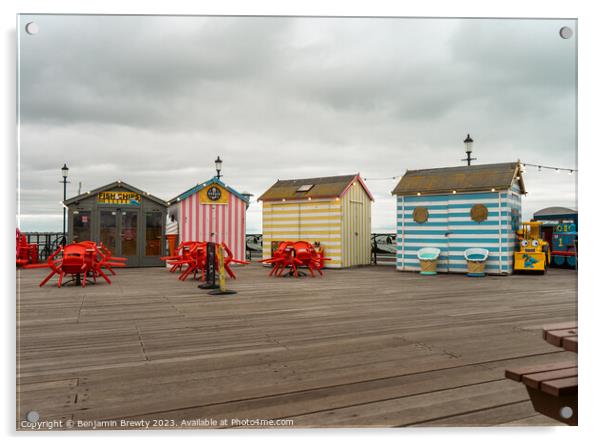 Southend Pier Acrylic by Benjamin Brewty