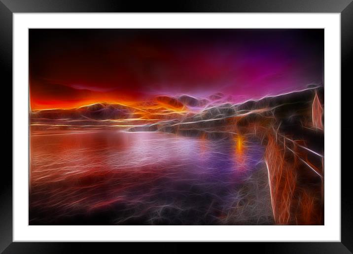 Mystic Morning Framed Mounted Print by Mike Sherman Photog
