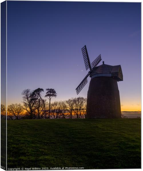 Tysoe Windmill Canvas Print by Nigel Wilkins