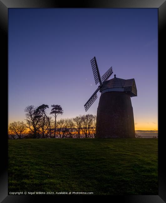 Tysoe Windmill Framed Print by Nigel Wilkins