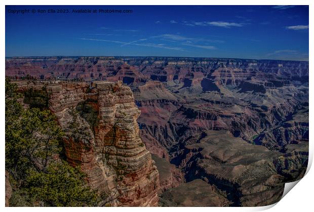 The Mighty Canyon Print by Ron Ella