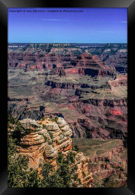 Canyon of Colossal Proportions Framed Print by Ron Ella
