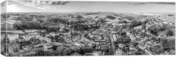 Holmfirth Canvas Print by Apollo Aerial Photography