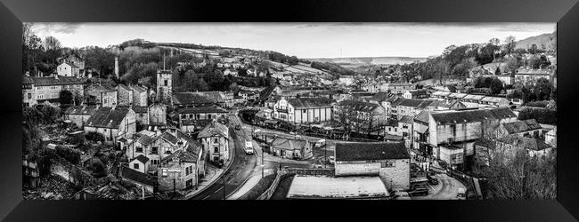 Holmfirth Yorkshire Framed Print by Apollo Aerial Photography