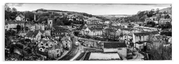 Holmfirth Yorkshire Acrylic by Apollo Aerial Photography