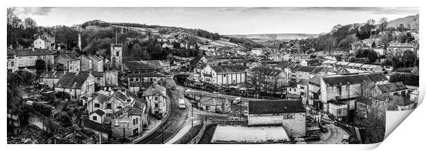 Holmfirth Yorkshire Print by Apollo Aerial Photography