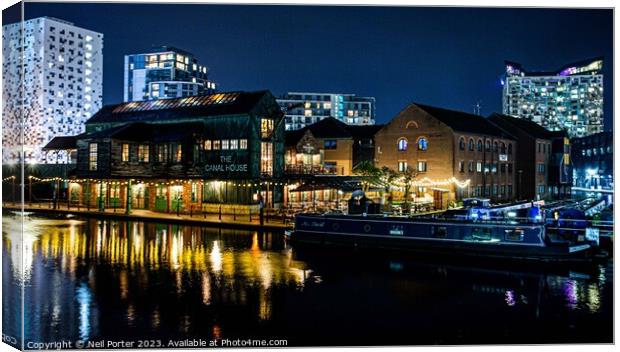 The Canal House Canvas Print by Neil Porter