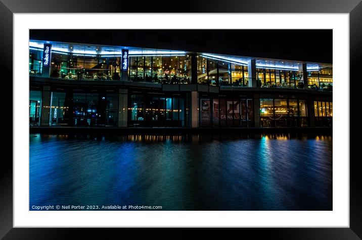 Night Life Framed Mounted Print by Neil Porter