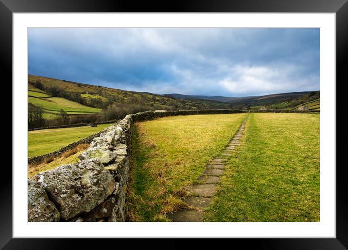 Majestic Swaledale A Breathtaking View Framed Mounted Print by Steve Smith