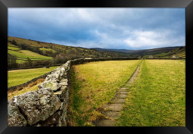 Majestic Swaledale A Breathtaking View Framed Print by Steve Smith