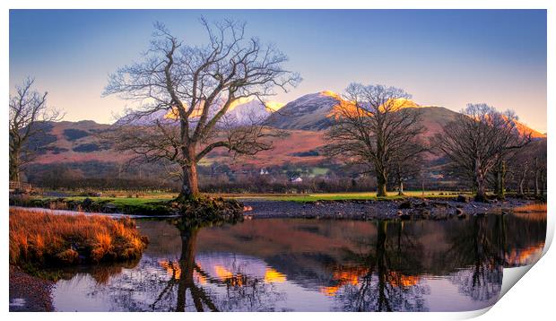 Whiteless Pike Buttermere Print by Tim Hill