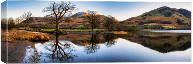Buttermere Panoramic Canvas Print by Tim Hill