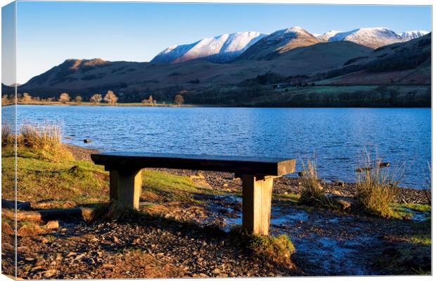 Whiteless Pike Buttermere Canvas Print by Tim Hill