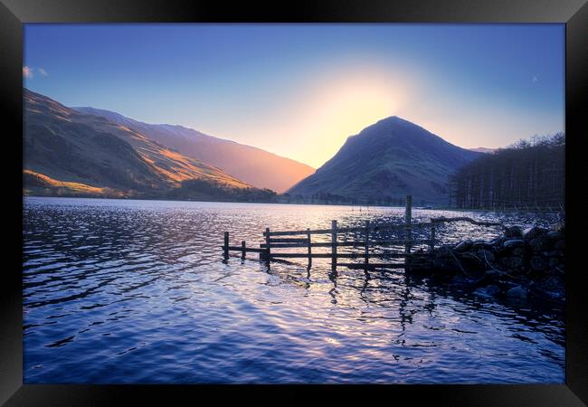 Sunrise over Fleetwith Pike Framed Print by Tim Hill