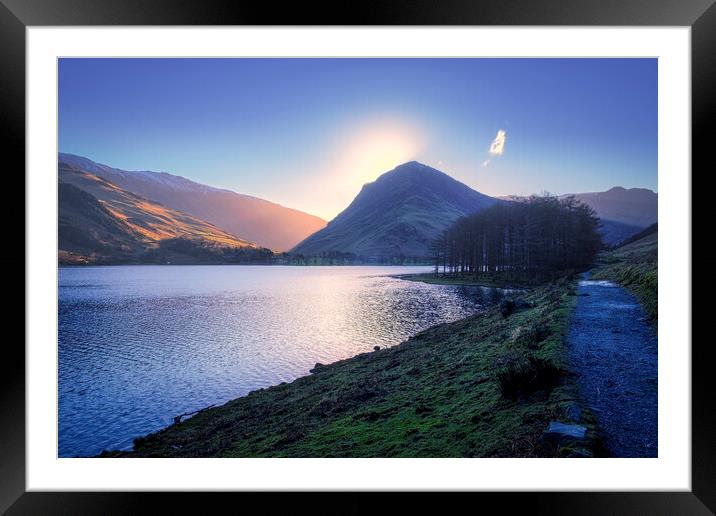 Fleetwith Pike Buttermere Framed Mounted Print by Tim Hill