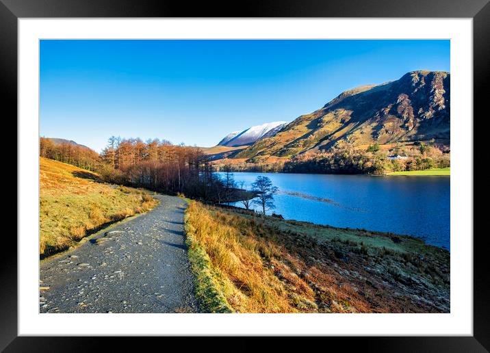 Buttermere Lake District Framed Mounted Print by Tim Hill