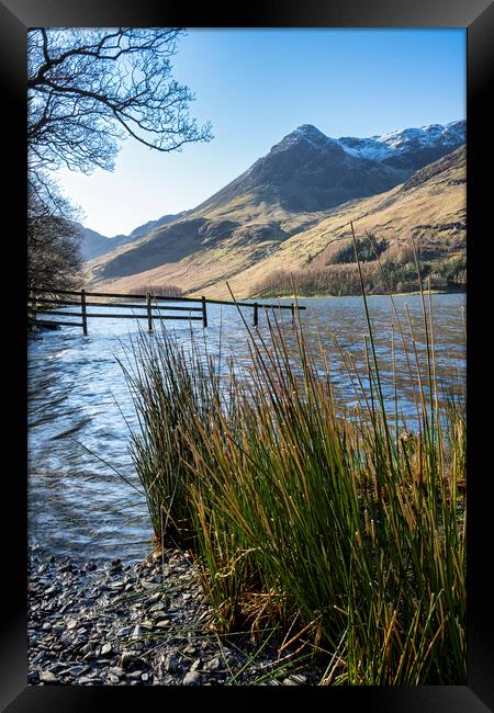Majestic Buttermere Scenery Framed Print by Tim Hill
