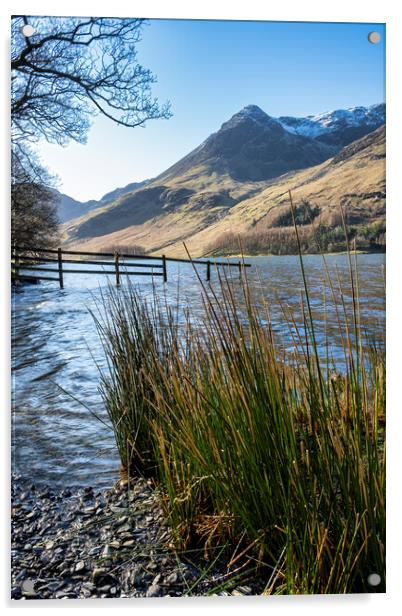 Majestic Buttermere Scenery Acrylic by Tim Hill