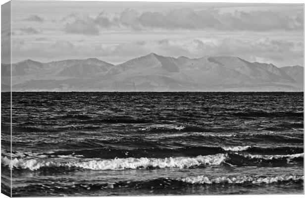 Goat Fell, Isle of Arran viewed from Troon Canvas Print by Allan Durward Photography