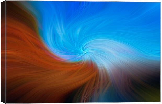 Twirl and Swirl in Landscape Image  Canvas Print by Antonio Ribeiro