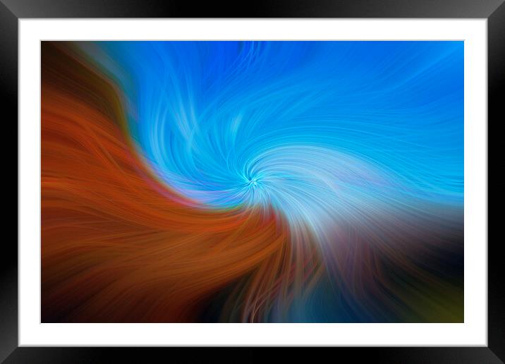 Twirl and Swirl in Landscape Image  Framed Mounted Print by Antonio Ribeiro