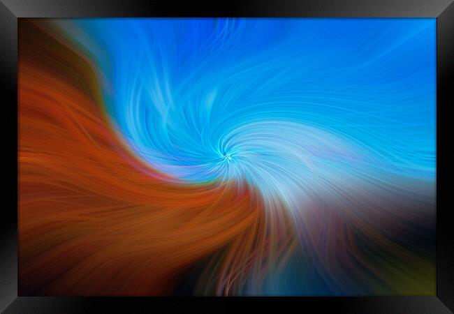 Twirl and Swirl in Landscape Image  Framed Print by Antonio Ribeiro