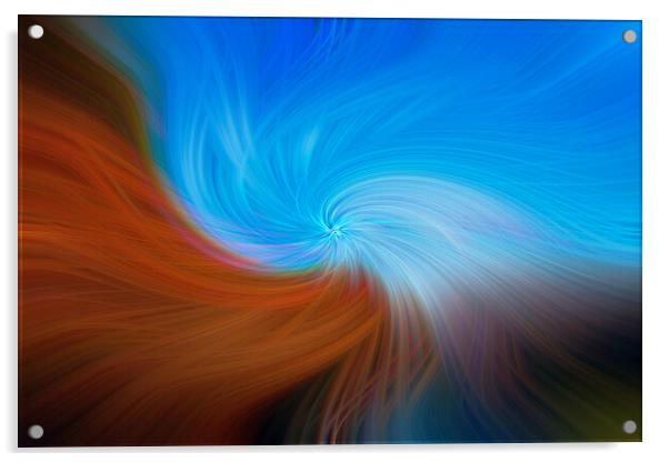 Twirl and Swirl in Landscape Image  Acrylic by Antonio Ribeiro