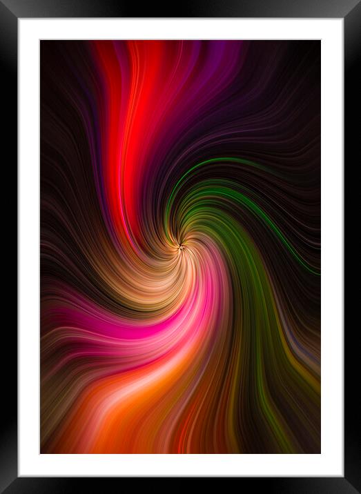 Twirl and Swirl in Portrait Format  Framed Mounted Print by Antonio Ribeiro