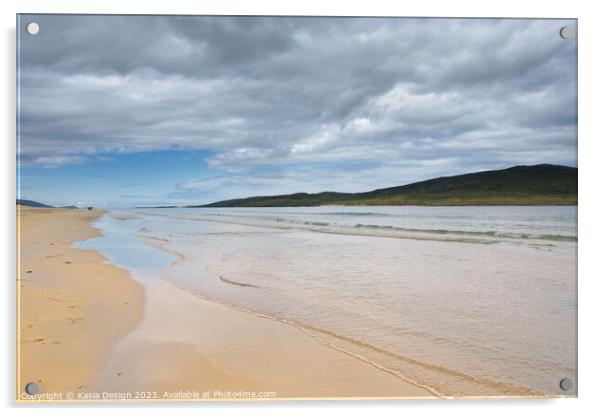Stunning Sands on Rosamol Beach, Luskentyre Bay Acrylic by Kasia Design