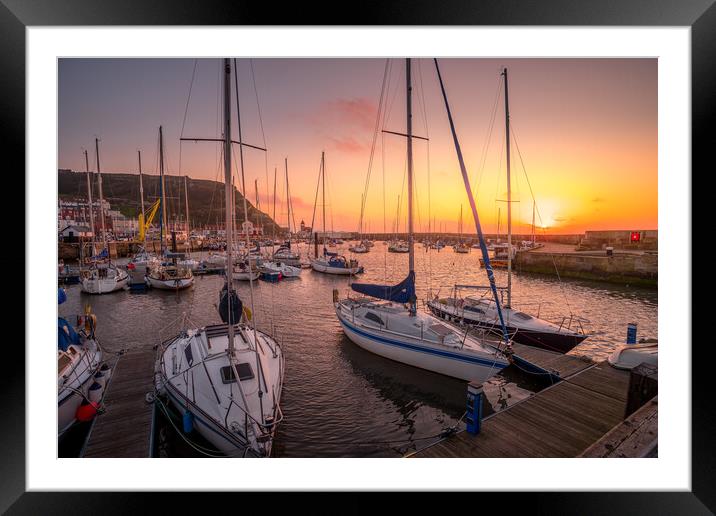 Scarborough Yacht Marina Framed Mounted Print by Tim Hill