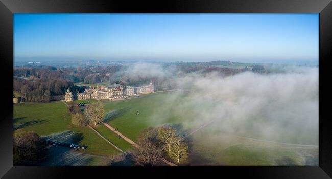 Wentworth Woodhouse Framed Print by Apollo Aerial Photography