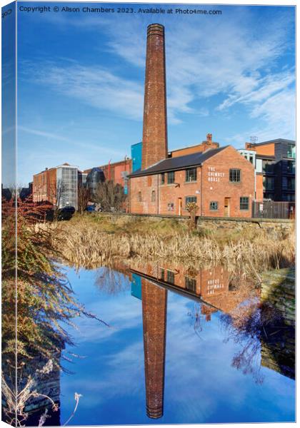 Kelham Island Sheffield  Canvas Print by Alison Chambers