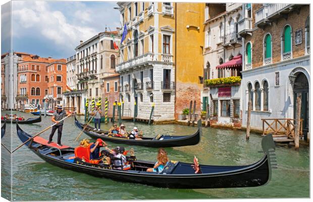 Grand Canal in Venice Canvas Print by Arterra 
