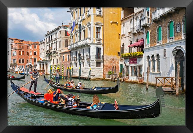 Grand Canal in Venice Framed Print by Arterra 