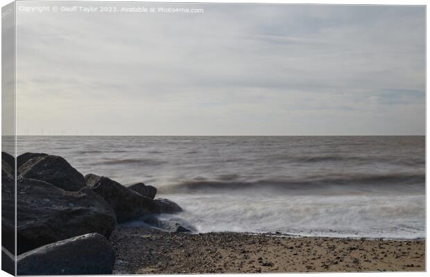 By the rocks Canvas Print by Geoff Taylor