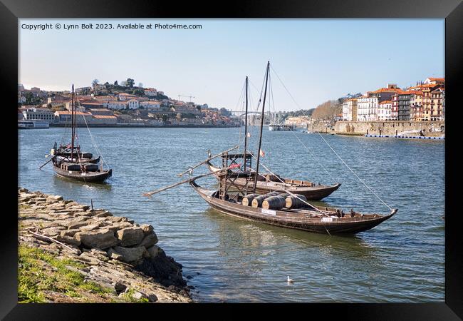 Douro River Porto Framed Print by Lynn Bolt