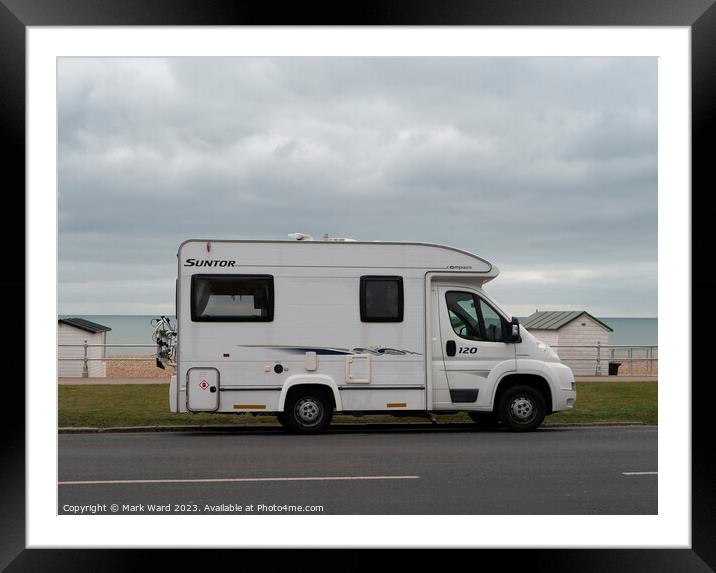 Camping in Comfort. Framed Mounted Print by Mark Ward