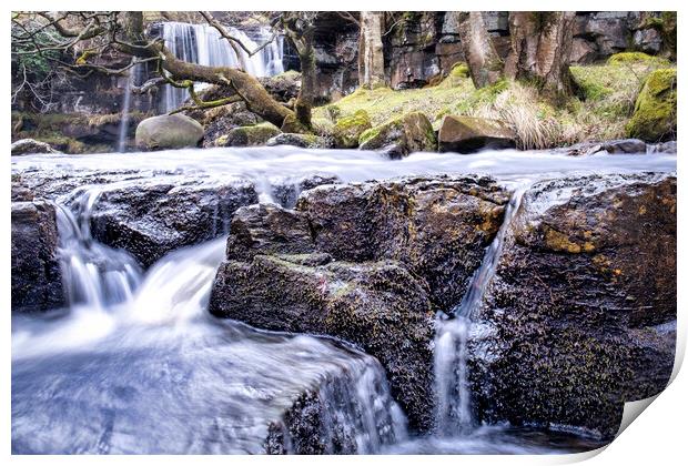 East Gill Force Waterfall  Print by Tim Hill