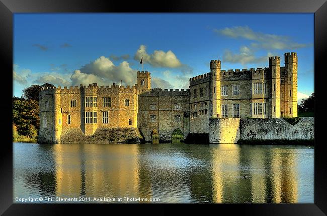 Leeds Castle Framed Print by Phil Clements