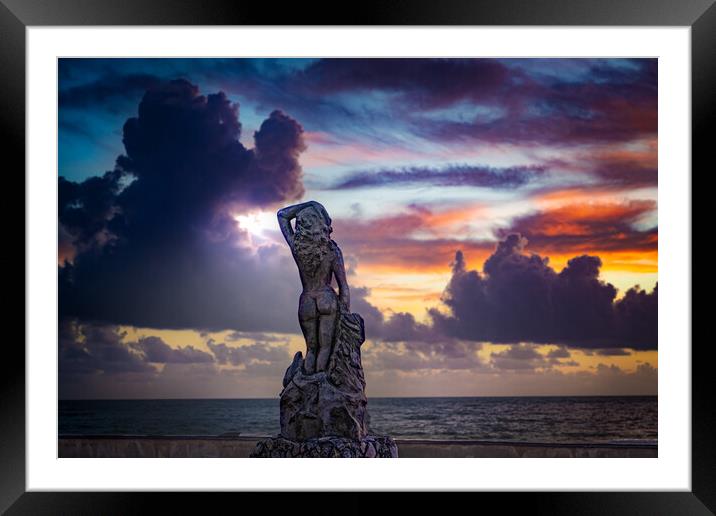 Sunrise In Gibara, East Cuba Framed Mounted Print by Chris Lord