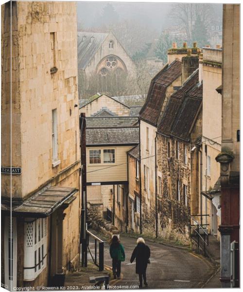 Walking through Nelson Place Canvas Print by Rowena Ko