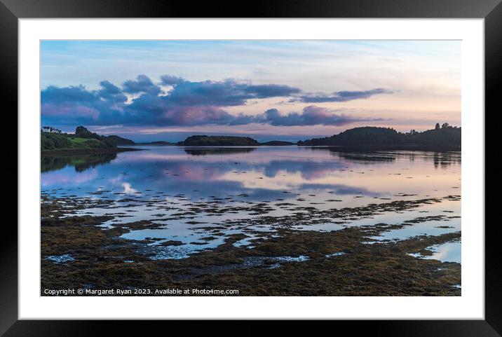 Donegal Bay at Sunset Framed Mounted Print by Margaret Ryan