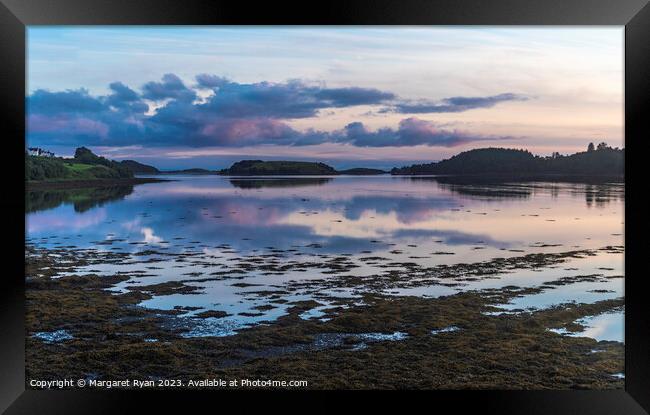 Donegal Bay at Sunset Framed Print by Margaret Ryan