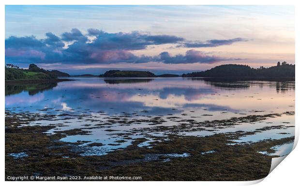 Donegal Bay at Sunset Print by Margaret Ryan