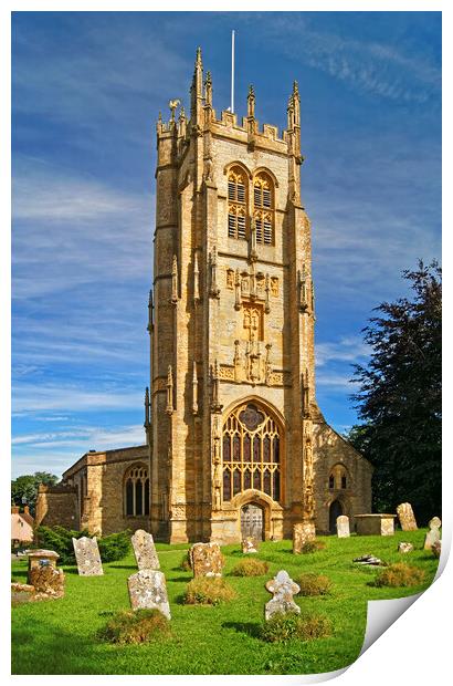 St Mary's Church, Beaminster, Dorset    Print by Darren Galpin