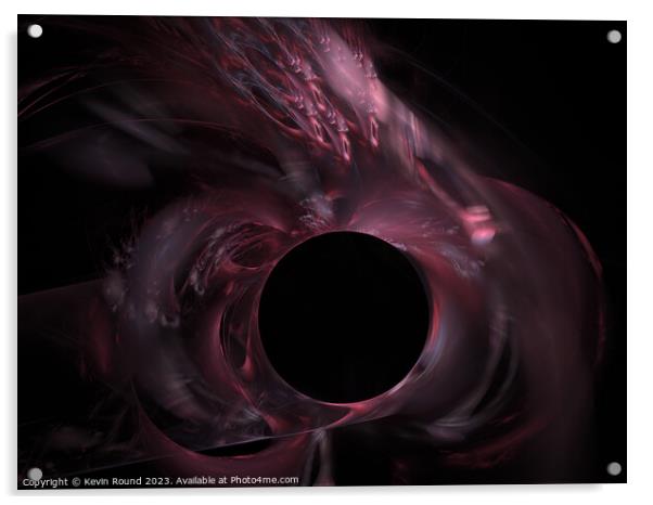 Black Hole Acrylic by Kevin Round